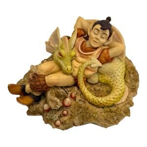 Enchantica Jonquil & Rattajack Dragon Safe 1988 EUC no Box